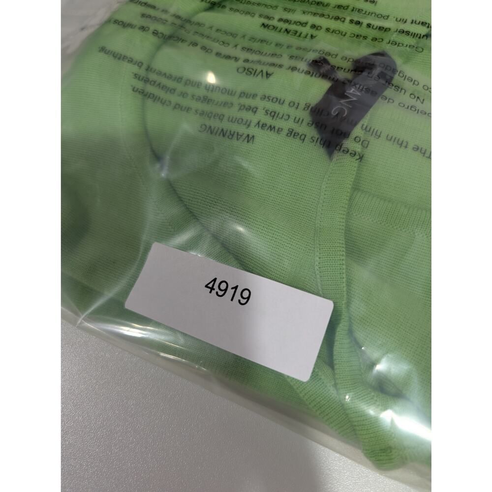 Ming Wang Top Womens Petite XL Green Lime Shell Tank Business Career - Picture 9 of 9